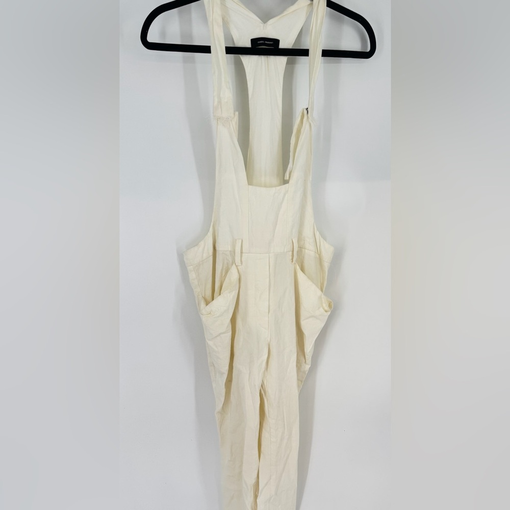 Isabel Marant Casual White Skinny Leg Overalls